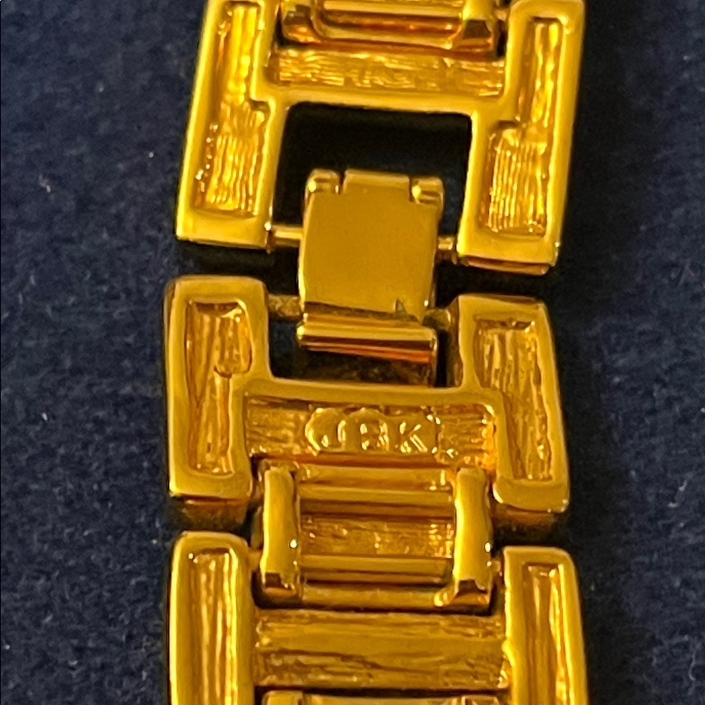 Vintage Camrose & Kross JBK Swarovski Crystal Gold Plated Tennis Bracelet 8” - Picture 5 of 13